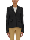 Ambush Tailored Single-breasted Jacket With Notched Lapel In Black