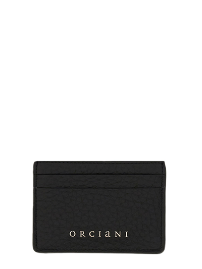 Orciani Soft Card Holder In Black