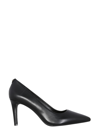 Michael Michael Kors Alina Flex Womens Leather Slip On Pumps In Black