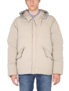 Ten C Artic Down Down Jacket In Grey