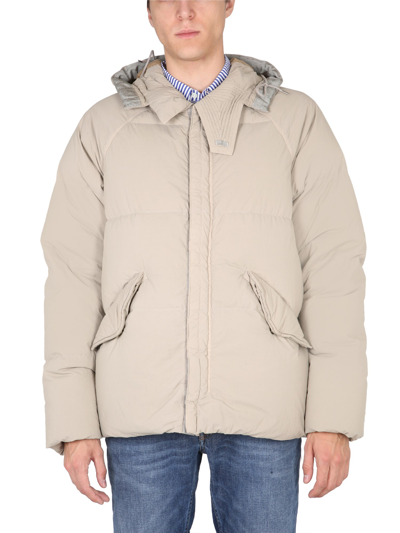 Ten C Artic Down Down Jacket In Grey