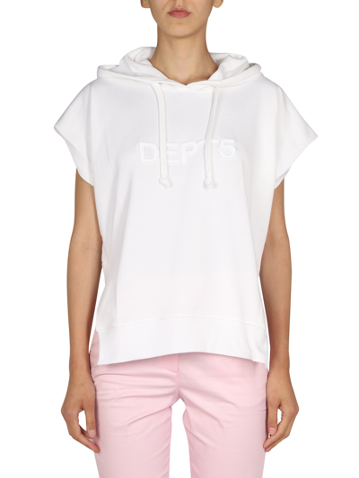 Department Five Womens White Other Materials Sweatshirt