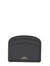 Apc A. P.c. Demi Lune Card Holder In Black