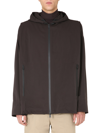 Bottega Veneta Men Hooded Jacket In Brown