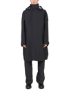 STONE ISLAND SHADOW PROJECT LONG TRENCH COAT WITH LOGO