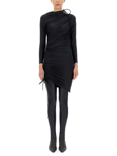 Balenciaga Mini Dress In Black
