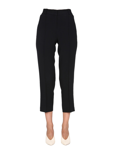 Michael Michael Kors Cropped Trousers In Black