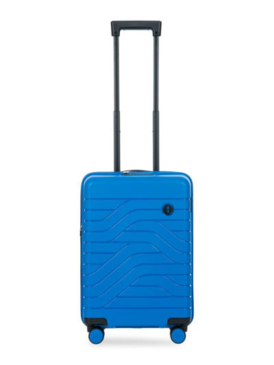 Bric's Ulisse 21" Carry-on Expandable Spinner Luggage In Electric Blue