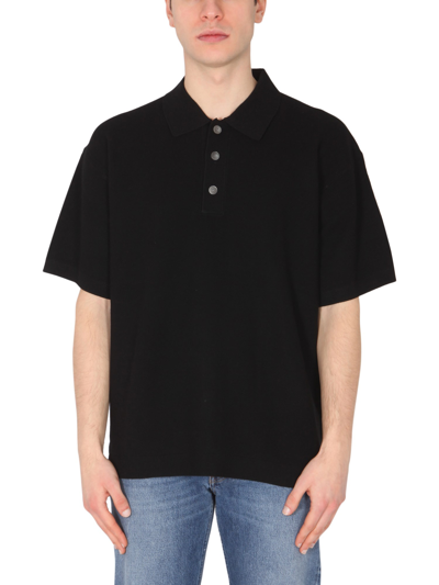 Theory Regular Fit Polo In Black