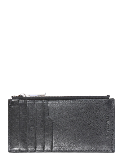 Il Bisonte Fictive Vertical Wallet In Noir