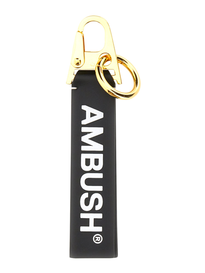 Ambush Portachiavi Con Logo In Black