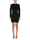 Tom Ford Black Two-piece Minidress In Black
