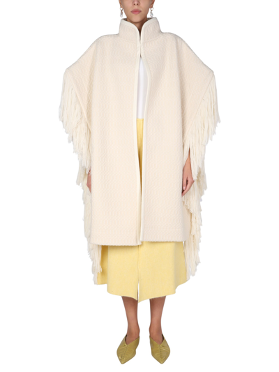 JIL SANDER JACQUARD CAPE