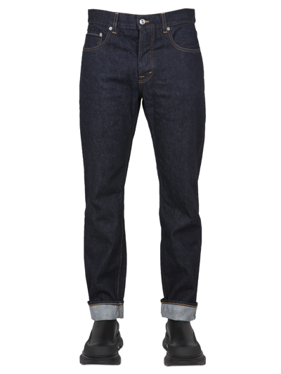 Department Five Mens Blue Jeans In Denim