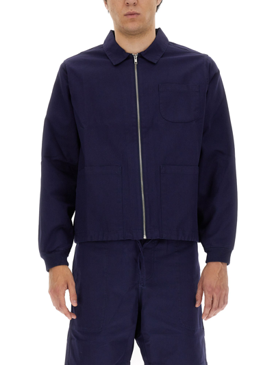 Umbro X Ymc Logo Patch Jacket In Blue