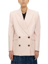 Alexander Mcqueen Oversize Blazer Jacket In Pink