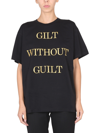 MOSCHINO "GUILT WITHOUT GUILT" T-SHIRT