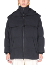Bottega Veneta Women Hooded Down Jacket In Black