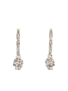 Alexander Mcqueen Skull Hoop Earrings In Gold