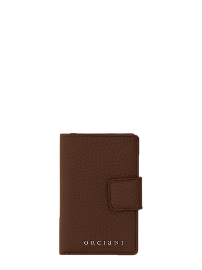 Orciani Soft Wallet In Brown