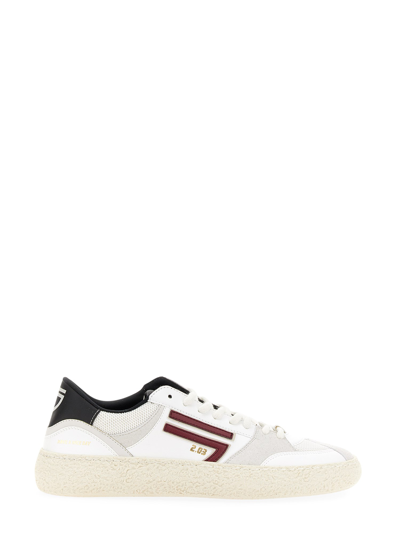 Puraai Low-top Lace-up Sneakers In Bordeaux