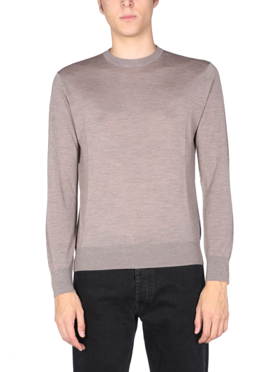 Ballantyne Mens Beige Sweater In Dove