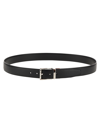 Bally Reversible And Adjustable Leather Belt In Black