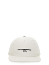 STELLA MCCARTNEY BASEBALL HAT WITH LOGO EMBROIDERY