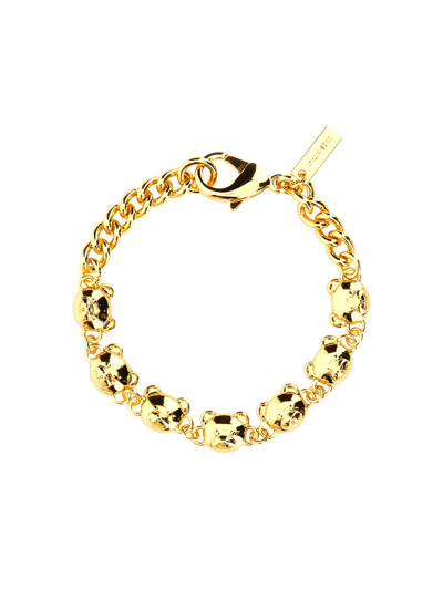 Moschino Teddy Bracelet In Gold