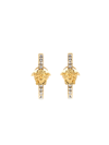 Versace Medusa Earrings In Gold