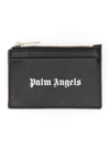 Palm Angels Men Caviar Card Holder In Black