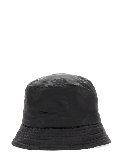 Dolce & Gabbana Monogram Bucket Hat In Black