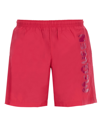 Alexander Mcqueen Mcqueen Graffiti Swim Shorts In Fuchsia