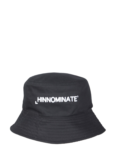Hinnominate Logo Embroidered Bucket Hat In Black