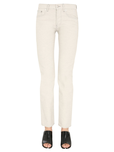 Maison Margiela Denim Jeans In White