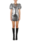 Rotate Birger Christensen Rotate Birgerchristensen Abito Slim Fit In Silver