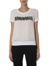 Dsquared2 Dsquared Women Round Neck T-shirt In White