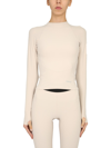 Ambush Long Sleeve T-shirt In Beige