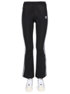 Adidas Originals Adicolor Three Stripe Flared Leggings In Black In Black