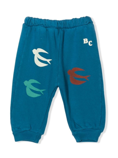 Bobo Choses Bird Jogging Pants In Blue