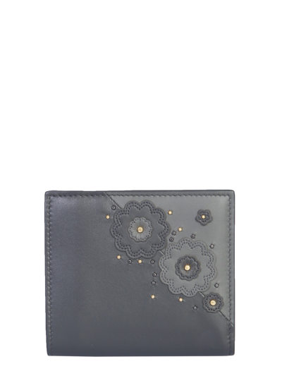 Bottega Veneta Hanami Wallet In Grey