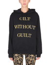 MOSCHINO "GILT WITHOUT GUILT" SWEATSHIRT