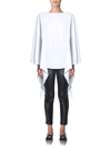 Alberta Ferretti Draped Details Blouse In White