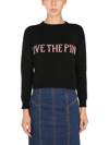 Alberta Ferretti Alberta Ferreti Crew Neck Sweater In Black