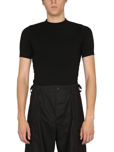 Balenciaga Crewneck T-shirt In Black