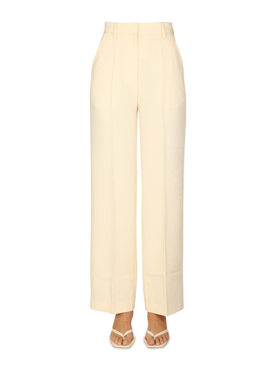 Nanushka Straight Tailored Pants In White