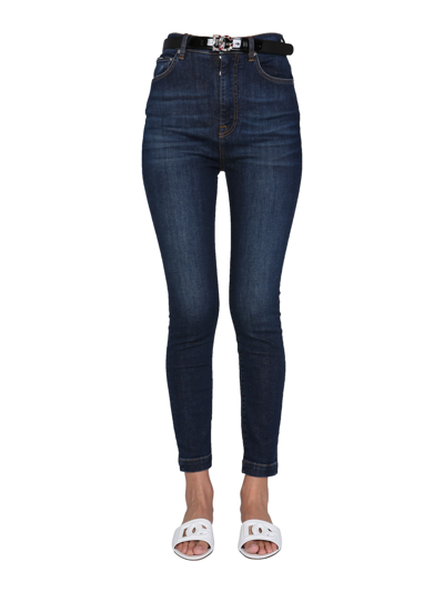 Dolce & Gabbana Skinny Fit Jeans In Denim