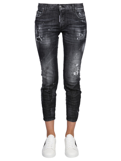 Dsquared2 Jennifer Cropped Jeans In New