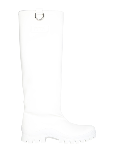 Msgm Rain Boots In White