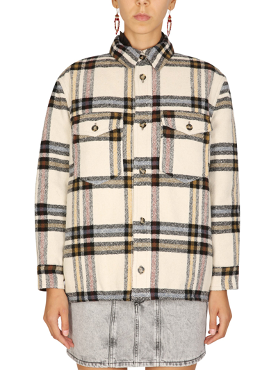 Isabel Marant Étoile Ervey Overshirt In White